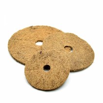 코코넛 코이어 멀칭 매트 주말농장 20cm 20cm, 4개