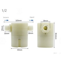 내장 1/2 quot3/4태양열 물 탱크 타워 푸용 자동 플로팅 볼 밸브 수위 제어 측수 입구 용, [01] 라이트 그린, 01 라이트 그린