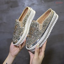Barnidi 블링 큐빅 여성 반짝이 스니커즈