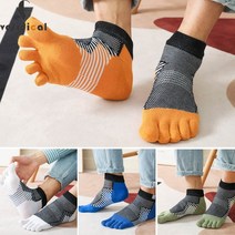운동 스포츠 다섯 손가락 양말 보트 밝은 색상 순수 면화 메쉬 통기성 패션 하라주쿠 happy no show socks with toes
