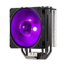 Cooler Master 쿨러 마스터 Hyper 212 블랙 에디션 RGB CPU 에어쿨러 SF120R 팬 양극산화 건-메탈 브러시드 니켈 핀 AMD 라이젠 AM4/Intel LG, Hyper 212 BE RGB