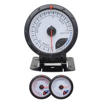 유면계 유량계 60mm 자동차 미터 부스트 수온 오일 온도 압력 타코미터 볼트 공기 연료 배기 가스 RPM 화, 08 Air Fuel Gauge