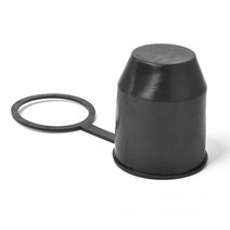 카라반 범용 50mm 자동차 자동 토우 바 볼 커버 우수한 ABS 플라스틱 연장된 내구성 히치 캐러밴 트레일러, 01 Trapezoid