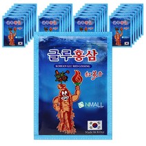 에스앤몰 글루 홍삼 한방 패드 20팩 붙이는 건강 파스 대용량 500매