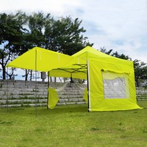 베이직3x4.5 캐노피천막 캠핑천막 감성천막 포장마차 야외천막 접이식천막, B타프풀 3X4.5 화이트