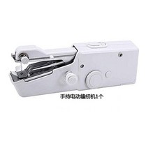 초보 가정용 소형 휴대용 전기 재봉틀 DIY 미싱 미니, 전동식 재봉틀[0개 부품]