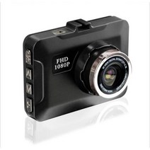 자동차 대시 캠 전면 및 후면 카메라 자동차 DVR 자, Black+64G