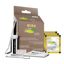 MINA ibrow 헤나 레귤러 팩 및 컬러링 틴트 키트 최대 6주(그래파이트) MinaiBrow, Dark Brown + Oil