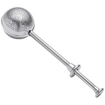 메쉬 차 스트레이너 스테인레스 스틸 차 주입기 재사용 가능한 금속 티백 필터 느슨한 잎 녹차 여과기 머그잔, 은