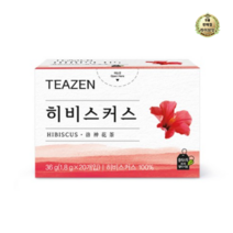 라이브잇 티젠 히비스커스차 허브차, 8개, 20개입, 36g