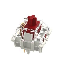 반달마켓 레이저키보드 Gateron-Pro V2 2.0 스위치 3 핀 RGB 선형 촉각 기계식 키보드 화이트 옐로우 레드, X70 PCS, 01 Pro 2.0 Red Switch