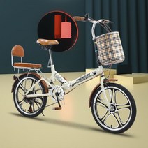 여성용 초경량 휴대용 소형 가변 속도 접이식 자전거 다혼스피드D9 사바파이크 자이언트 giant mtb, 20인치, P