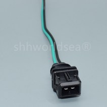 자동차 점화 케이블 코일 Shhworldsea 3.5mm 파워 타이머 2 핀 밀폐형 연료 인젝터 EV1 커넥터 점화 코일, 01 1pcs male 2