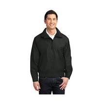 Port Authority 항만청 경쟁업체 재킷 트루 블랙/트루 블랙 2XL