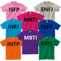 MBTI티셔츠 제작 MBTI 반팔티 프린팅 주문 소량