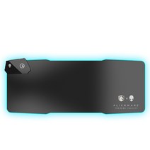 RGB 장패드 LED 게이밍 마우스패드 제작 에이리언웨어 외계인 무선충전 마우스패드 RGB 하이퍼 게이밍 키보드 테이블패드, 01 800x300mm