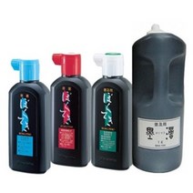 지그 보쿠테키 먹물 180ml 450ml 서예 동양화 /옵션선택, 보급용먹물 1800ml