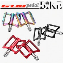 GUB GC020 자전거 알루미늄 CNC 평패달 로드 MTB, 1조, 레드