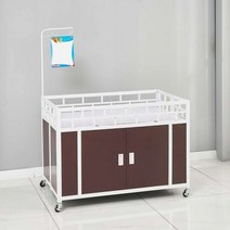 푸드트럭대여 두꺼운 슈퍼마켓 프로모션 테이블 스택 헤드 디스플레이 스탠드 접이식 플로트 트럭 쇼핑몰 자동차, 29/초콜릿 색상