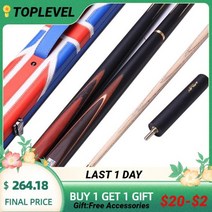 오리지널 RILEY RES301 RES200 하이엔드 수제 원피스 당구 스누커 스틱 큐 케이스 확장 영국 9.5mm, RWEST200