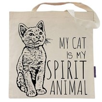 Pet Studio Art 고양이 토트백 Dj Cat, Cat Spirit Animal