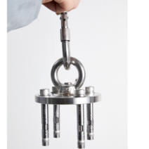 갈렙등반 고정식 천정 걸이 스텐 벽 고리 요가 해먹 샌드백 보강판, 1개