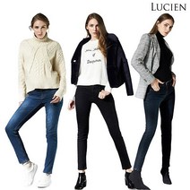 [홈쇼핑상품] [루시앙][루시앙_여성] 루시앙 여성 라이크라 기모 데님팬츠 3종 택1 (P