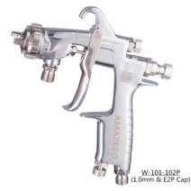 도색 부스 도장 스프레이 자동차 가구 페인트 건 사이펀 W1 / 600ml, [02] 132S1.3mm H2 Cap