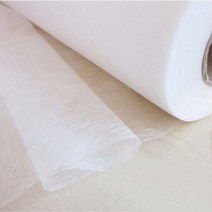 실크심지 양면 가방 의류 접착심지 바느질 직물에 1 조각 쉬운 철 패치 워크 모자 심지, 하얀, 5미터