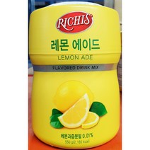 레몬에이드 파우더 리치스 550g * 6 업소용 레몬분말 가루, 550g * 6개