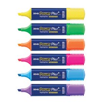 자바 파워플러스 형광펜 노랑, 2개