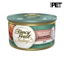 팬시피스트 메들리 파테 프리마베라 연어 85g 고양이 주식캔