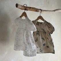 아오스타 소피넬리원피스 유아여름옷 등하원룩 나들이원피스 자매룩