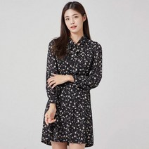 로엠 로엠 가을 나염 미니 원피스 RMOW94TRQ1 뉴코아울산점
