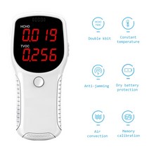 방사능측정기 라돈 세슘 식품 방사능 측정 가정용 휴대용 공기 품질 모니터 hcho tvoc 다기능 공기 가스 감지기 공기 감지기 용 포름 알데히드 감지기 오염 측정기, 1개