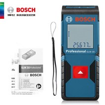 JINUS 디지털 멀티 측정기 보쉬 거리 적외선 휴대용 레이저 전자 측정실 눈금자 30/40/50/80/250 미터 규칙, 01 GLM30