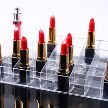 다이소 아크릴 화장품 립스틱 매니큐어 향수 정리함 보관함 진열대 정리대, 36칸