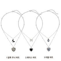 2 체인 레이어드 목걸이