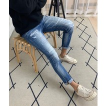 명품청바지 스판스키니진 남자바이커진
