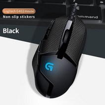 LogitechLogitech-G903 900 Hero 무선 스킨 안티 슬립 마우스 스티커 측면 땀 패드 액세서리 G304 색상, 13 G402-black, 한개옵션1