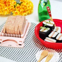 알럽하우스 도블레 스팸김밥 만들기 슬라이서 + 소틀 + 대틀 세트, 핑크, 1세트