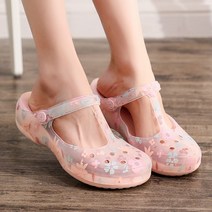 펀칭 여성 아쿠아 여성샌들 비치 스트랩 웨지힐 여자여름샌들 키높이 투명 키높이 젤리 슈즈