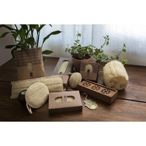 맨디사 천연루파 루파패드 샤워타월 4종, 미니 루파 패드 4개입