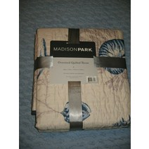Madison Park 매디슨 파크 오버사이즈 누비 던지기 담요 바다 조개 불가사리 해변 항해 102162