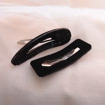 블랙 비즈 똑딱핀