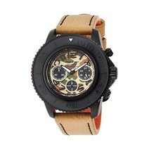 엔젤클로버 손목시계 시크 카플라주 스테인레스 스틸 47MM SC47BCMKH 남성 베이지 고급 비즈니스 데일리