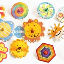 팽이심포함_만들기재료_나무팽이 D7F2, 시계
