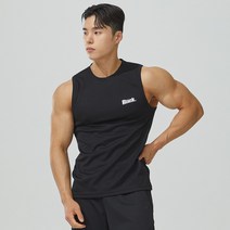 블랙몬스터핏 쿨에버 기능성 헬스 나시