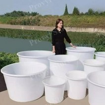 대형물통 파란만능물통 대용량 폐기름통 플라스틱 대형양동이, 700L두꺼운지게차버킷