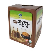 참고을 재래식된장 14kg 대용량 업소용